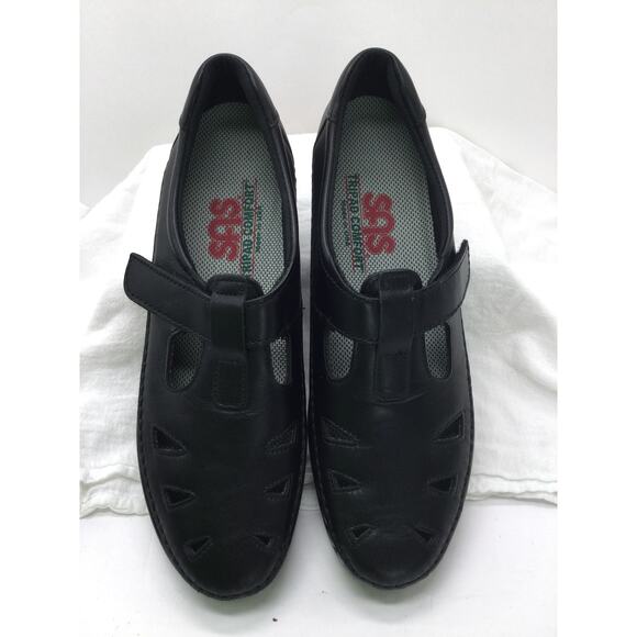 Discontinued SAS Roamer Slip On Loafers Black 8.5S Womens Comfort Shoes NIB - Picture 3 of 9